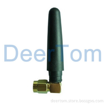 890-960/1710-1880MHz 900-1800MHz Rubber Antenna SMA Antenna Right Angle Connector